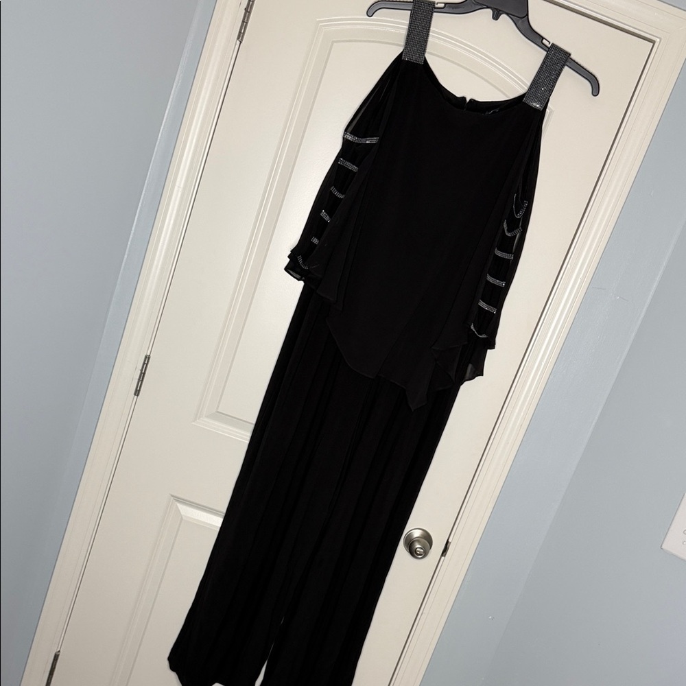 MSK Elegant Black Sleeveless Jumpsuit size 2x